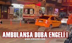 Zonguldak'ta ambulansa dubalı engel!