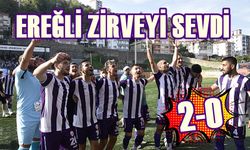 Ereğli zirveyi sevdi: 2 gol 3 puan