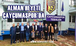 Almanya Lennestadt heyeti Çaycumaspor Kulübü’nde