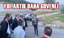 Bağlantı yolunda düzenleme: Yol güvenli hale getirildi