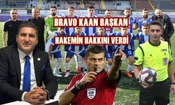 Böyle başkanlar da var: Kaan Başkan hakemin hakkını verdi