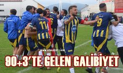 Çaycuma derbisinde galibiyet 90+3'te geldi!