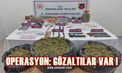 Zonguldak'ta uyuşturucu ve silah operasyonu: İki şahıs gözaltına alındı