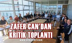 Zafer Can’dan kritik toplantı: Hedef katılımı artırmak