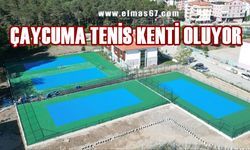 Çaycuma tenis kenti oluyor