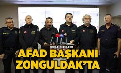 AFAD Başkanı Okay Memiş, Zonguldak’ta