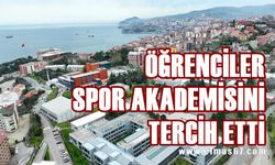 Öğrenciler Beden Eğitimi ve Spor Yüksekokulu'nu tercih etti