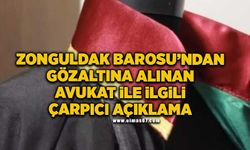 Zonguldak Barosu’ndan gözaltına alınan avukat ile ilgili açıklama