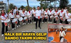 Halk bir araya gelip 29 Ekim için bando takımı kurdu