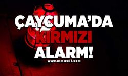 Çaycuma'da 'Kırmızı Alarm'