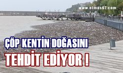 Çöp Zonguldak'ın doğasını tehdit ediyor!