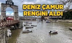 Zonguldak'ta deniz çamur rengini aldı