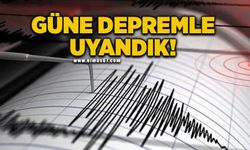 Güne depremle uyandık! 3.3 büyüklüğünde deprem oldu