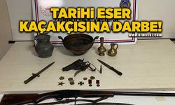 Zonguldak’ta tarihi eser kaçakçısına darbe!