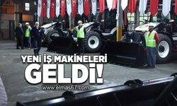 Yeni iş makineleri geldi!