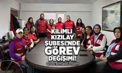 Kilimli Kızılay Şubesi'nden görev değişimi!