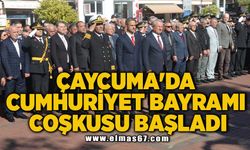 Çaycuma'da Cumhuriyet Bayramı coşkusu başladı