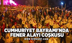 Cumhuriyet Bayramı'nda fener alayı coşkusu