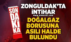 Zonguldak'ta intihar! Doğalgaz borusuna asılı halde bulundu!