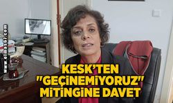 KESK'ten "Geçinemiyoruz" mitingine davet