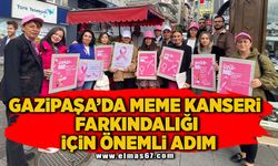 Gazipaşa’da Meme Kanseri Farkındalığı İçin Önemli Adım