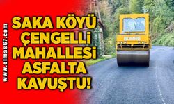 Saka Köyü Çengelli Mahallesi asfalta kavuştu