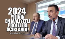 2024 yılının en maliyetli projeleri açıklandı!