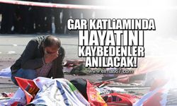 Gar katliamında hayatını kaybedenler anılacak!