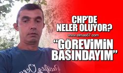 "Görevimin başındayım"