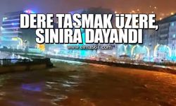 Dere taşmak üzere, sınıra dayandı!