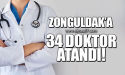 Zonguldak'a 34 doktor atandı!