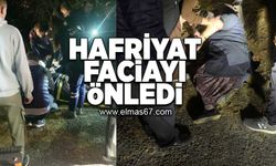 Hafriyat faciayı önledi!