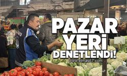 Pazar yeri denetlendi!