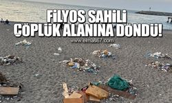 Filyos sahili çöplük alanına döndü!