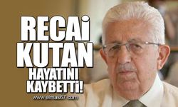 Recai Kutan hayatını kaybetti!