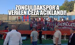 Zonguldakspor'un cezası belli oldu!