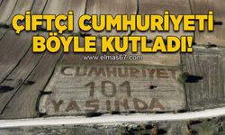 Çiftçi Cumhuriyeti böyle kutladı!