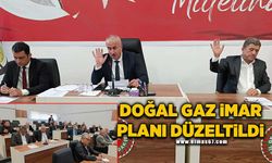 Doğal gaz imar planında düzeltme yapıldı