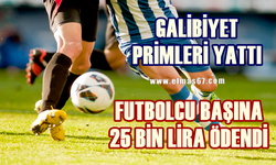 Galibiyet primleri ödendi: Futbolcu başına 25 bin hesaplara yattı