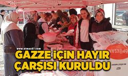 Gazze’ye yardım için hayır çarşısı kuruldu