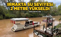 Irmakta su seviyesi 2 metre yükseldi