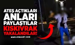 Ateş açtıkları anları sosyal medyadan paylaştılar,kıskıvrak yakalandılar!