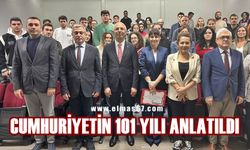 “Cumhuriyet: Geçmişten Geleceğe 101 Yıl” konferansı gerçekleştirildi