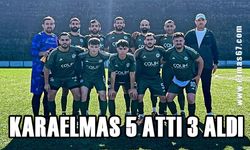 Karaelmasspor 5 attı 3 aldı!