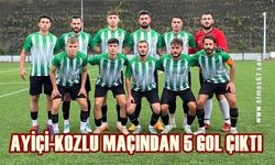 Ayiçispor-Kozlu Belediyespor maçında 5 gol atıldı