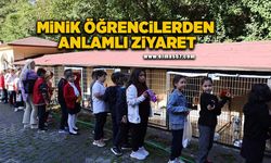 Minik öğrencilerden anlamlı ziyaret