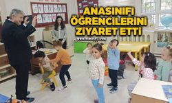 Anasınıfı öğrencilerini ziyaret etti