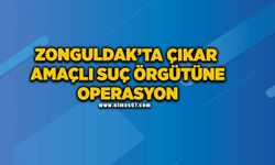 Zonguldak’ta çıkar amaçlı suç örgütüne operasyon