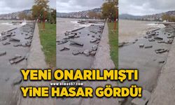 Yeni onarılmıştı: Yine hasar gördü!