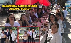 Dayanışma kahvaltısında anlamlı plaket